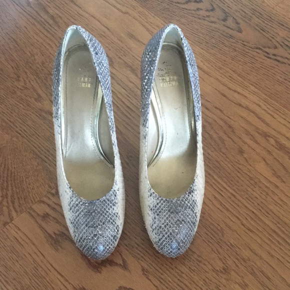 Stuart Weitzman, size 9.5 M, snakeskin - Picture 3 of 4